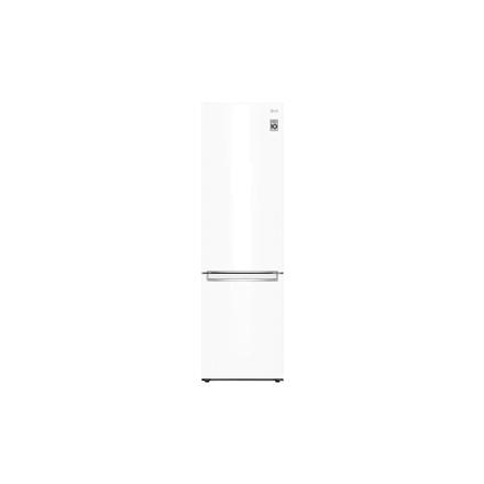 LG | Refrigerator | GBB72SWVGN | Energy efficiency class D | Free standing | Combi | Height 203 cm | No Frost system | Fridge net capacity 233 L | Freezer net capacity 107 L | Display | 35 dB | White