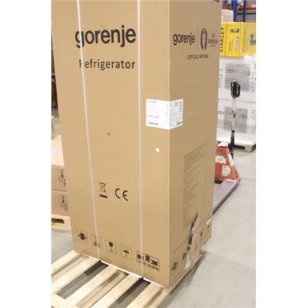 Renew. Gorenje NRM8182MX Refrigerator, E, Free standing, Side by Side, Height 182 cm, Net Fridge 278 L, Net Freezer 149 L, Grey DAMAGED PACKAGING, SCRATCHED BOTTOM SIDE, DENT ON SIDE, SMALL DENT ON TOP RIGHT DOOR | Gorenje | Refrigerator | NRM8182MX |