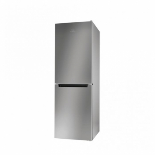 INDESIT Refrigerator LI7 S2E S, Energy class E, height 176.3 cm, Silver color