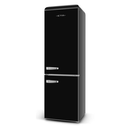 ETA | Refrigerator | ETA253290020E Storio retro | Energy efficiency class E | Free standing | Combi | Height 192 cm | Fridge net capacity 216 L | Freezer net capacity 84 L | 41 dB | Black