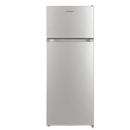 Candy | Refrigerator | CDG1S514ES | Energy efficiency class E | Free standing | Double Door | Height 142.8 cm | Fridge net capacity 170 L | Freezer net capacity 41 L | 41 dB | Silver