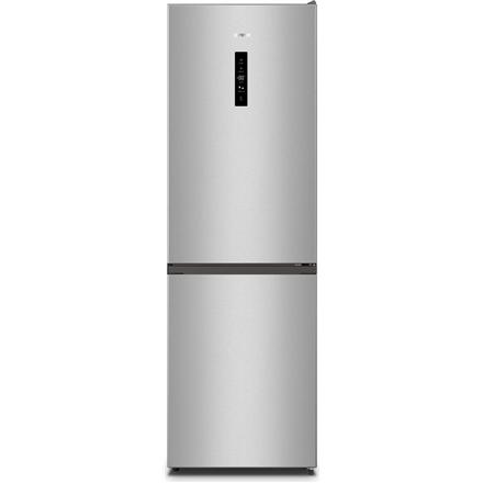 Gorenje | Refrigerator | NRK6192AS4 | Energy efficiency class E | Free standing | Combi | Height 186 cm | No Frost system | Fridge net capacity 207 L | Freezer net capacity 97 L | Display | 39 dB | Grey