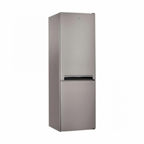 INDESIT Refrigerator LI9 S2E X, Energy class E, height 201.3 cm, Inox color