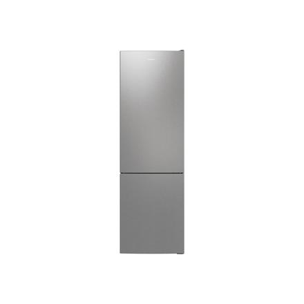 Candy | Refrigerator | CCT3L517ES | Energy efficiency class E | Free standing | Combi | Height 176 cm | No Frost system | Fridge net capacity 186 L | Freezer net capacity 74 L | Display | 39 dB | Silver