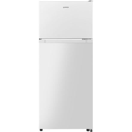 Gorenje | Refrigerator | RF212EPW4 | Energy efficiency class E | Free standing | Double Door | Height 117 cm | Fridge net capacity 96 L | Freezer net capacity 28 L | 36 dB | White