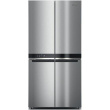 Whirlpool Refrigerator | WQ9 E2L EF | Energy efficiency class E | Free standing | Side by side | Height 187.4 cm | Fridge net capacity 388 L | Freezer net capacity 222 L | Display | 36 dB | Stainless Steel