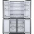 Whirlpool Refrigerator | WQ9 E2L EF | Energy efficiency class E | Free standing | Side by side | Height 187.4 cm | Fridge net capacity 388 L | Freezer net capacity 222 L | Display | 36 dB | Stainless Steel