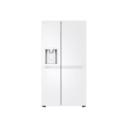 LG Refrigerator | GSLC40SWPE | Energy efficiency class E | Free standing | Side by side | Height 179 cm | Fridge net capacity 417 L | Freezer net capacity 221 L | Display | 36 dB | White