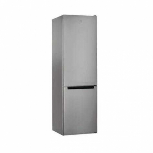 INDESIT Refrigerator LI9 S2E S, Energy class E, height 201.3 cm, Silver color