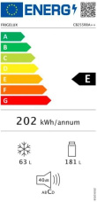 Külmik Frigelux CB255RNA, must
