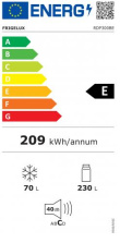 Külmik Frigelux RDP300BE valge
