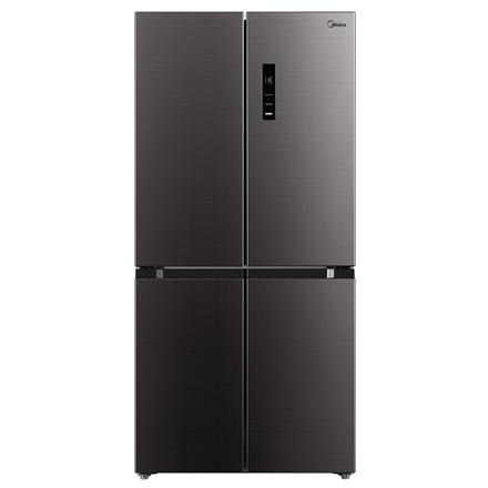 Midea Refrigerator | MDRF632FIE28 | Energy efficiency class E | Free standing | Side by side | Height 177.5 cm | No Frost system | Fridge net capacity 305 L | Freezer net capacity 169 L | Display | 35 dB | Black