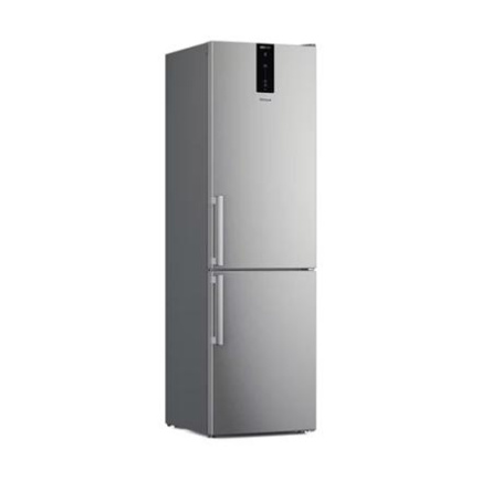 Whirlpool Refrigerator | W7X 92O OX H | Energy efficiency class E | Free standing | Combi | Height 202.7 cm | No Frost system | Fridge net capacity 263 L | Freezer net capacity 104 L | Display | 39 dB | Grey