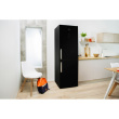 INDESIT Refrigerator LI8 S2E K, Energy class E (old A++), height 189cm, Black color