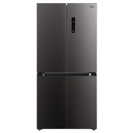 Midea Refrigerator | MDRF632FIE28 | Energy efficiency class E | Free standing | Side by side | Height 177.5 cm | No Frost system | Fridge net capacity 305 L | Freezer net capacity 169 L | Display | 35 dB | Black