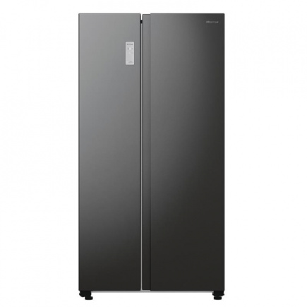 Hisense, No Frost, 550 L, kõrgus 179 cm, must - SBS-Külmik / RS711N4AFE