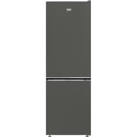 BEKO Refrigerator | B3RCNA344HG | Energy efficiency class E | Free standing | Combi | Height 179.6 cm | No Frost system | Fridge net capacity 209 L | Freezer net capacity 92 L | Display | 37 dB | Grey