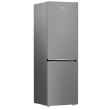 BEKO Refrigerator | B1RCNA364XB | Energy efficiency class E | Free standing | Combi | Height 186.5 cm | No Frost system | Fridge net capacity 210 L | Freezer net capacity 106 L | 37 dB | Grey