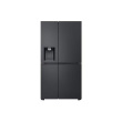 LG Refrigerator | GSLC41EPPE | Energy efficiency class E | Free standing | Side by side | Height 179 cm | Fridge net capacity 420 L | Freezer net capacity 221 L | Display | 36 dB | Black