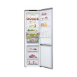 LG | Refrigerator | GBV3200CPY | Energy efficiency class C | Free standing | Combi | Height 203 cm | No Frost system | Fridge net capacity 277 L | Freezer net capacity 110 L | Display | 35 dB | Silver