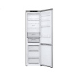 LG | Refrigerator | GBV3200CPY | Energy efficiency class C | Free standing | Combi | Height 203 cm | No Frost system | Fridge net capacity 277 L | Freezer net capacity 110 L | Display | 35 dB | Silver