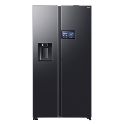 Samsung Bespoke AI Home, NoFrost, 621 L, kõrgus 179 cm, must - SBS-külmik / RS90F64EEFEO