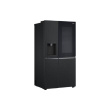 LG GSGV81EPLL Refrigerator, Free-standing, Side by Side, E, Height 1.79 m, Net fridge 416 L, Net freezer 219 L, Black | LG