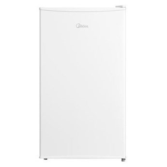 Midea Refrigerator | MDRD125FGE01 | Energy efficiency class E | Free standing | Larder | Height 84.5 cm | Fridge net capacity 68 L | Freezer net capacity 12 L | 41 dB | Valge