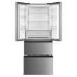 Midea Refrigerator | MERF402FIE02 | Energy efficiency class E | Free standing | Combi | Height 178 cm | No Frost system | Fridge net capacity 244 L | Freezer net capacity 147 L | Display | 41 dB | Stainless steel