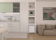 CANDY Refrigerator CHASD4351EWC, Energy class E, Height 51cm, Valge