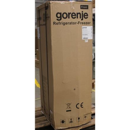 Gorenje | Refrigerator | RK14EPS4 | Energy efficiency class E | Free standing | Combi | Height 143 cm | Fridge net capacity 122 L | Freezer net capacity 53 L | 39 dB | Silver | DAMAGED PACKAGING