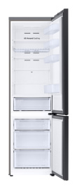 Samsung Refrigerator RB38C6B2E22/EF, height 203cm, 390l, Energy class E, freezer 114l, fridge 276l