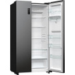 Gorenje Refrigerator | NRR9185EABXLWD | Energy efficiency class E | Free standing | Side by side | Height 178.6 cm | No Frost system | Fridge net capacity 355 L | Freezer net capacity 192 L | Display | 38 dB | Black