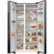 Gorenje Refrigerator | NRR9185EABXLWD | Energy efficiency class E | Free standing | Side by side | Height 178.6 cm | No Frost system | Fridge net capacity 355 L | Freezer net capacity 192 L | Display | 38 dB | Black