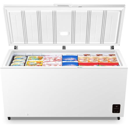 Gorenje | Freezer | FH50EAW | Energy efficiency class E | Chest | Free standing | Height 84.7 cm | Total net capacity 500 L | Display | White