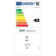 Gorenje | Freezer | FN617EES5 | Energy efficiency class E | Upright | Free standing | Height 172 cm | Total net capacity 240 L | No Frost system | Display | Stainless Steel