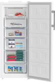BEKO Upright Freezer B5RFNE274W, 151.5 cm, Energy class E, White