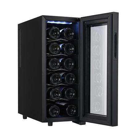 Adler | Beverage Pantry | AD 8083 | Energy efficiency class G | Bottles capacity 12 | Free standing | Height 61 cm | Display | Black