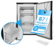 Sügavkülmik Bomann GS7253SIX must inox