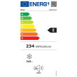 Bosch | Freezer | GSN36VLEP | Energy efficiency class E | Upright | Free standing | Height 186 cm | Total net capacity 242 L | No Frost system | Stainless Steel