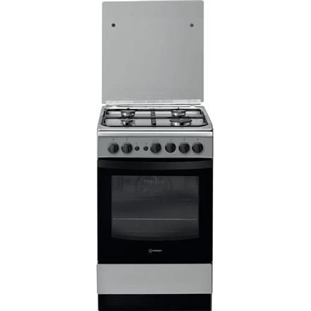 INDESIT Cooker | IS5G1PMX/E/1 | Hob type Gas | Oven type Gas | Stainless steel | Width 50 cm | Grilling | Depth 60 cm | 59 L
