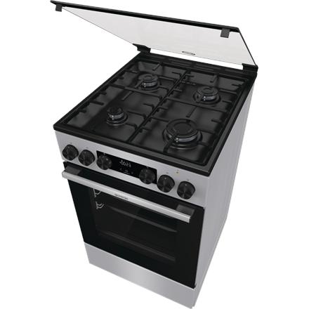 Gorenje | Cooker | GK5C40SH | Hob type  Gas | Oven type Electric | Grey | Width 50 cm | Grilling | LED | Depth 59.4 cm | 70 L