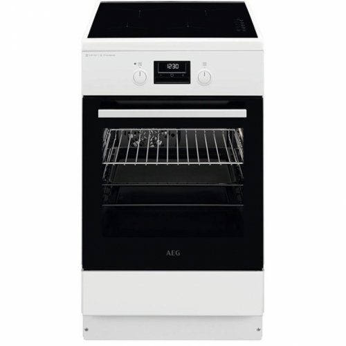 AEG 6000 Seeria SteamBake, 58 L, laius 50 cm, valge - Induktsioonpliit / CIB56491BW