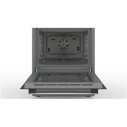 Bosch | Cooker | HKR39A250U | Hob type Vitroceramic | Oven type Electric | Stainless steel | Width 60 cm | Electronic ignition | Grilling | LED | Depth 60 cm | 66 L