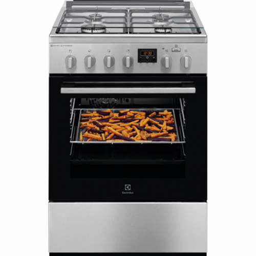 Electrolux Steambake, 58 L, laius 60 cm, roostevaba teras - Gaasipliit elektriahjuga / LKK660221X