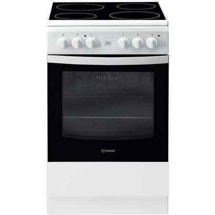 INDESIT | Cooker | IS5V8GMW/E | Hob type Vitroceramic | Oven type Electric | White | Width 50 cm | Grilling | Depth 60 cm | 57 L