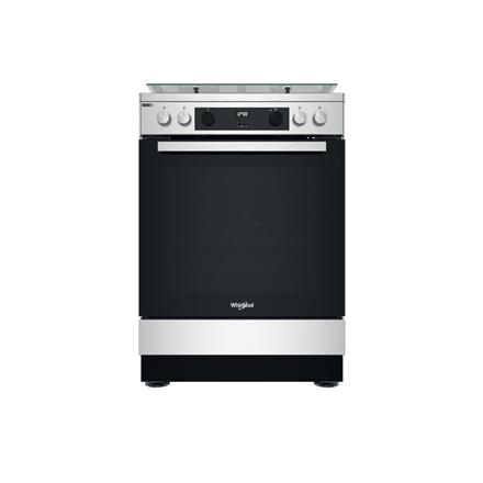 Whirlpool Cooker | WS68G8CHX/E/1 | Hob type Gas | Oven type  Electric | Stainless Steel | Width 60 cm | Digital | Depth 60 cm | 78 L