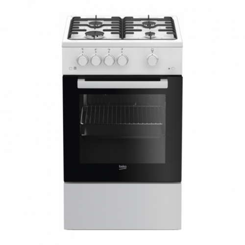 BEKO Gas Cooker FSG52020FW, Width 50 cm, White