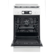 Whirlpool Cooker | WS5G8CHW/E/1 | Hob type Gas | Oven type Electric | White | Width 50 cm | LED | Depth 60 cm | 60 L