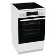 Gorenje | Cooker | GECS5C70WA | Hob type Vitroceramic | Oven type Electric | White | Width 50 cm | Grilling | LED | Depth 59.4 cm | 70 L